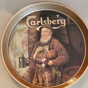 Carlsberg Beer Round Tray